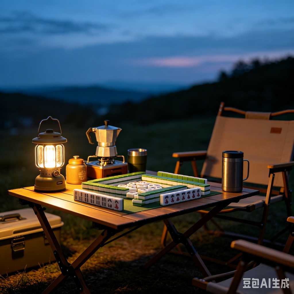 stylish text mahjong set