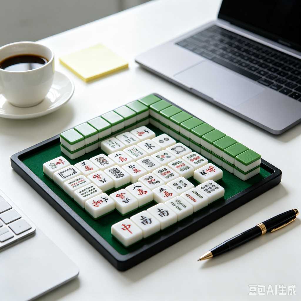gradient pink mahjong tiles