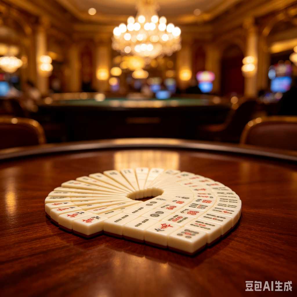 antique style mahjong set